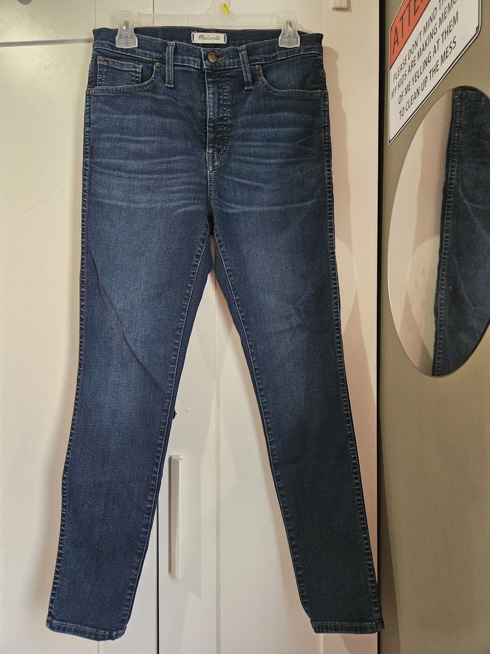 Madewell Dark Wash Skinny Jeans